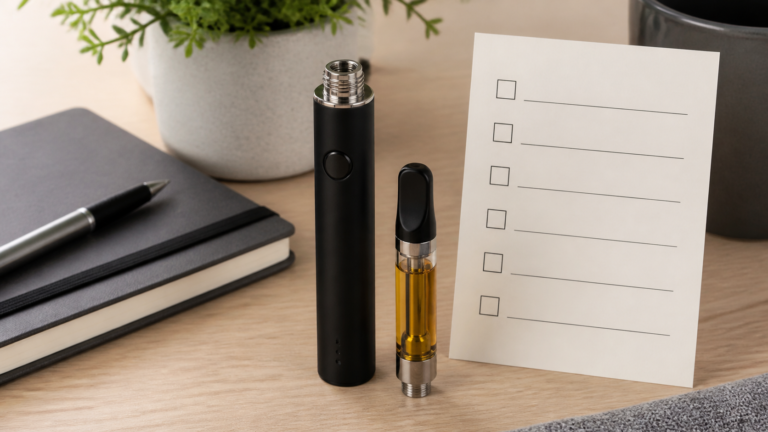 Cannabis vape battery safety checklist
