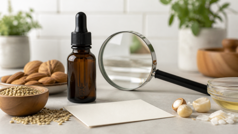 Unbranded CBD ingredient and allergen label inspection