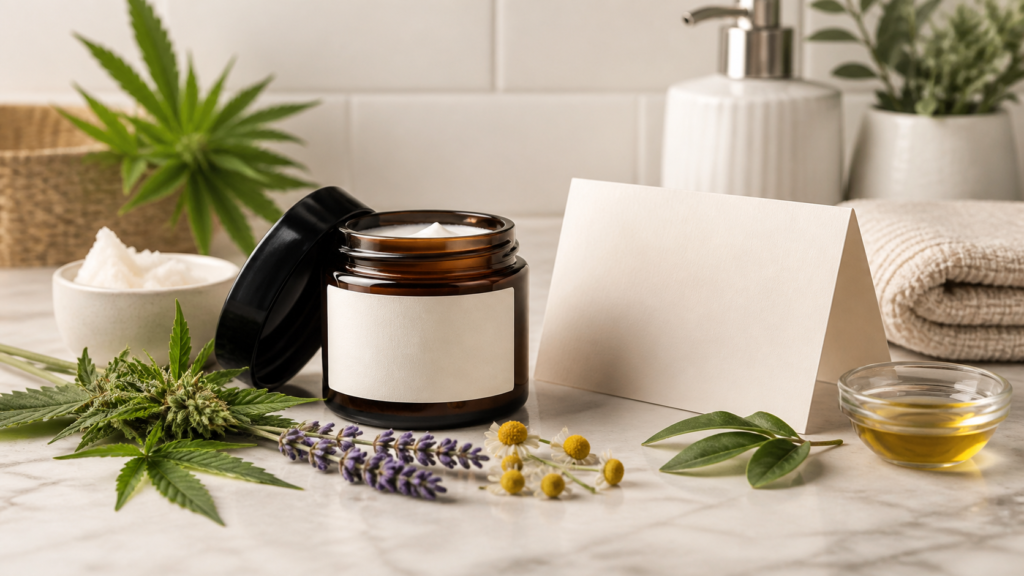 Unbranded CBG and CBD cannabinoid comparison
