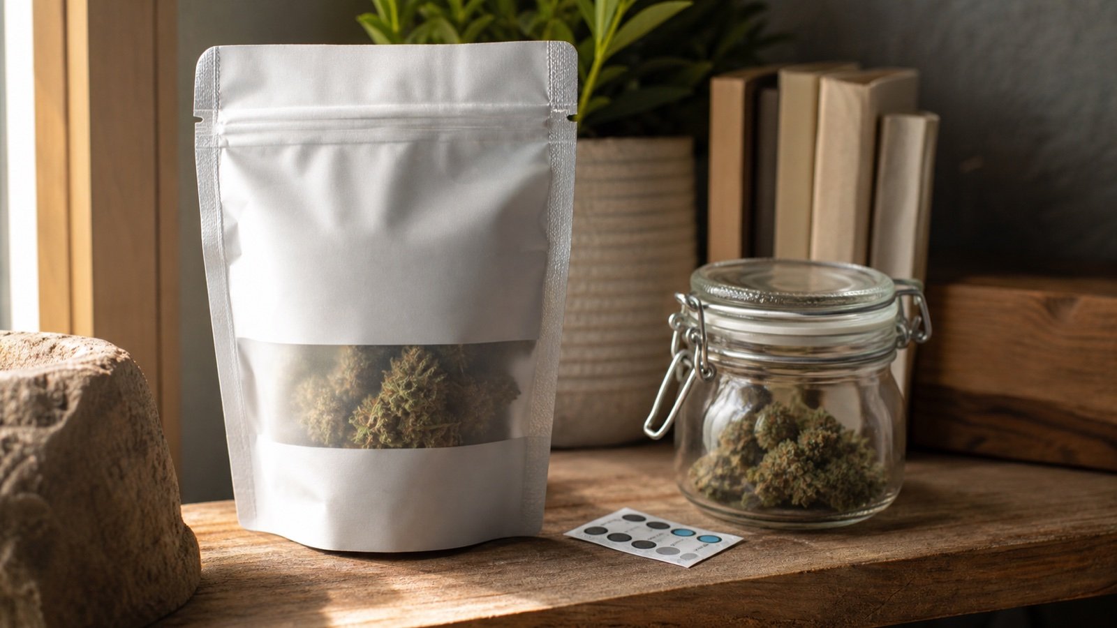 Editorial photograph for How to Store Indoor Cannabis Flower: A Practical Buyer Guide; illustrative image, not exact product packaging