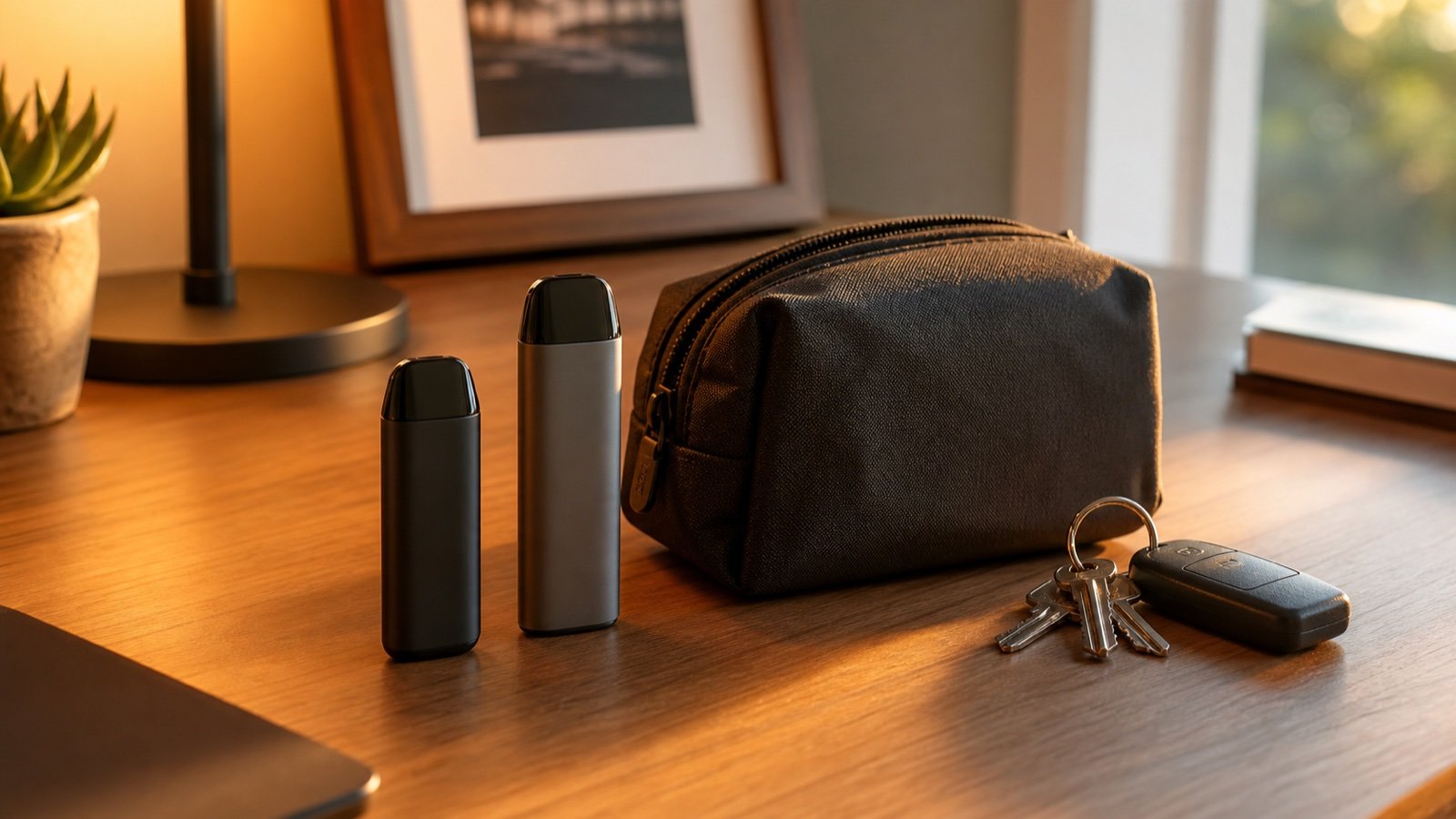 Editorial photograph for Vape Capacity vs. Portability: How to Choose the Right Device Size; illustrative image, not exact product packaging