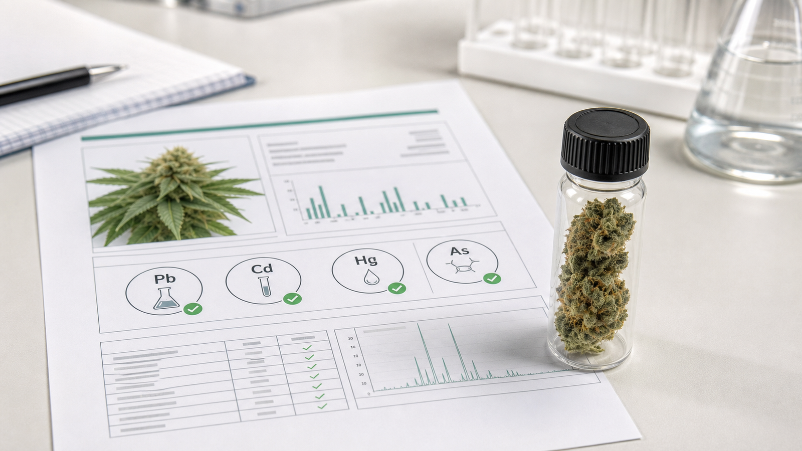 Cannabis COA heavy metals test panel guide