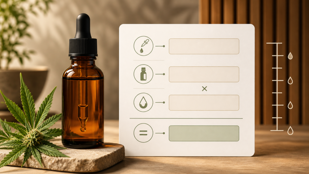 CBD tincture concentration calculation guide