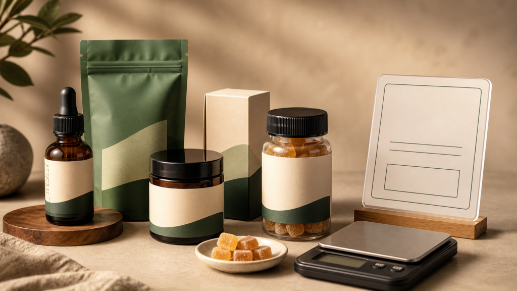 CBD product net weight and package amount guide