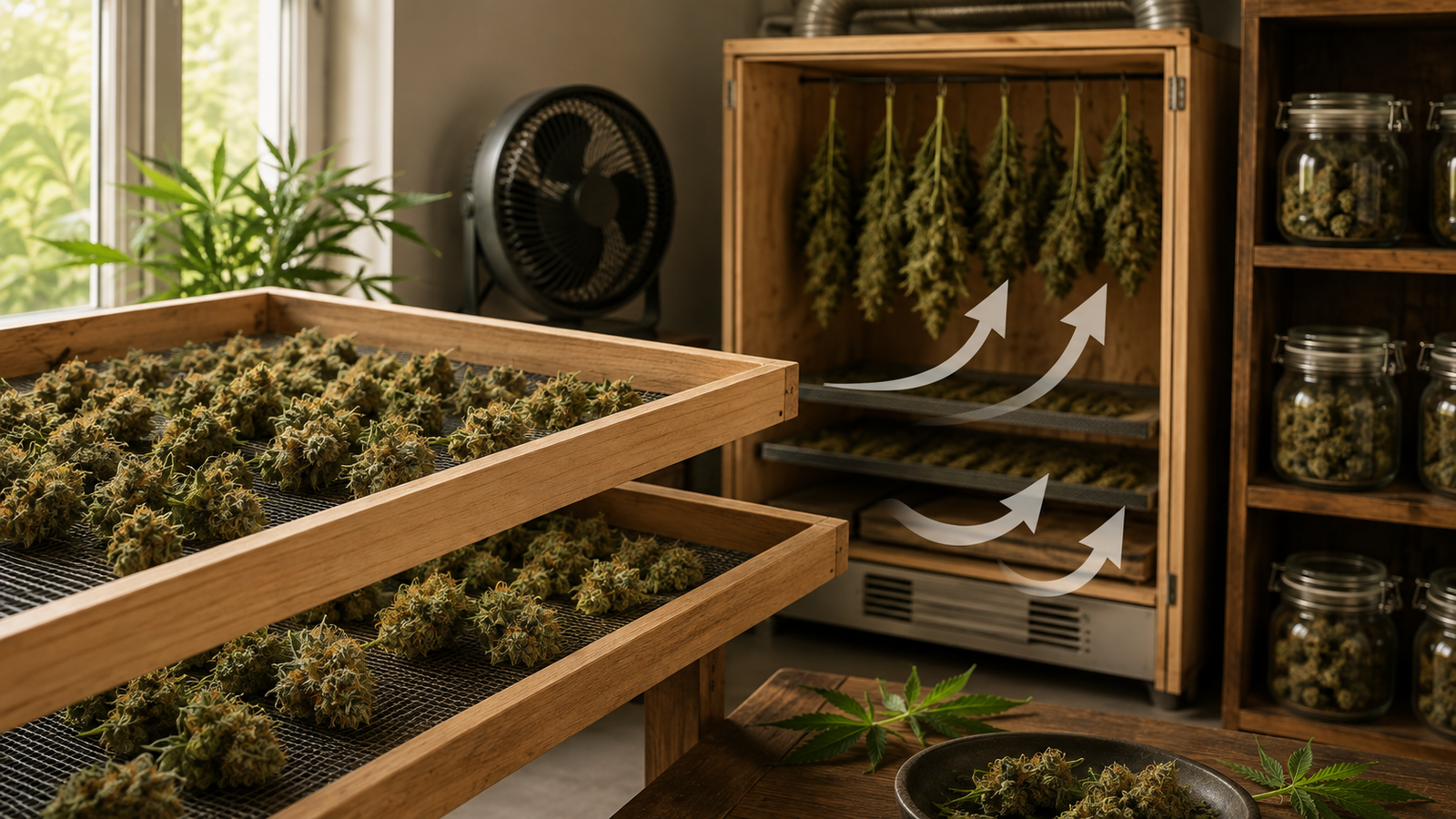 Hemp flower curing and storage guide