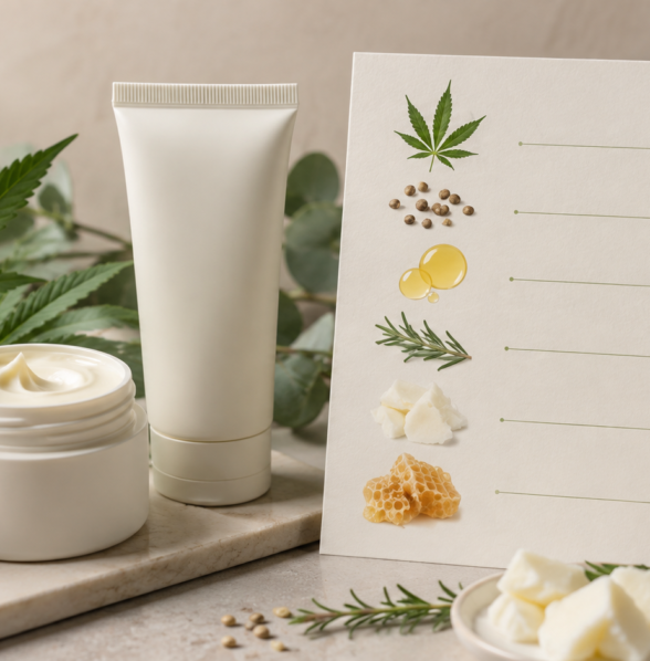 CBD topical label and ingredient guide