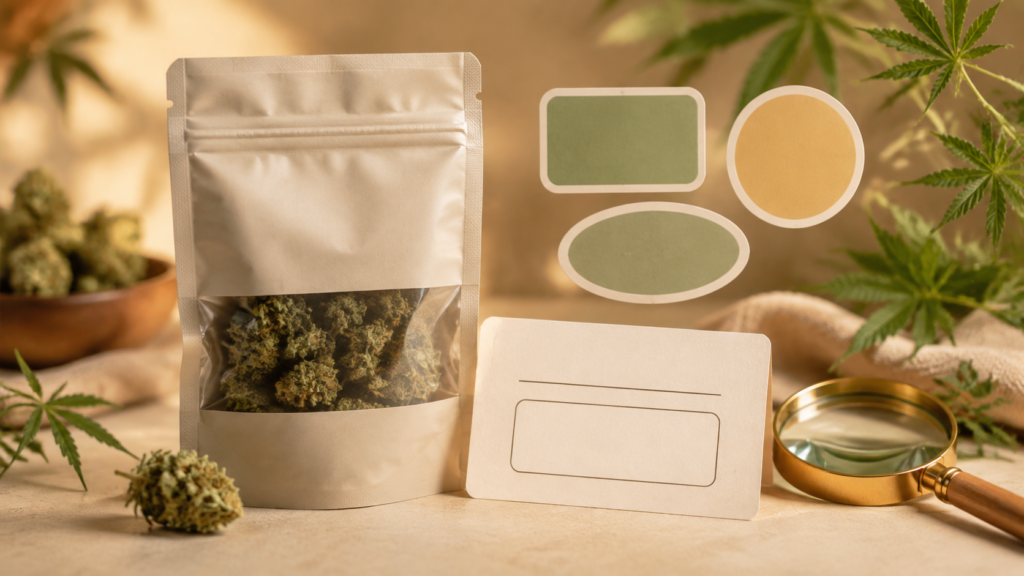 Hemp flower packaging date label guide