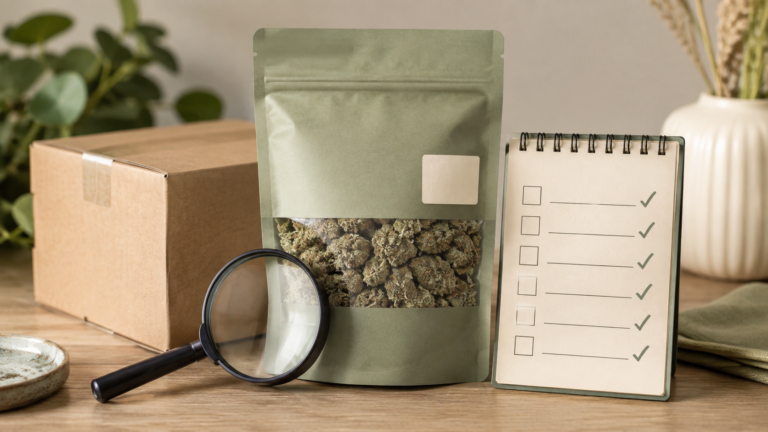 Hemp flower lot code and COA matching checklist