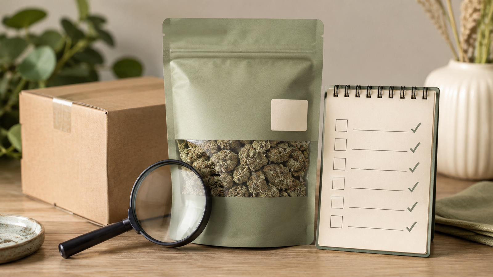 Hemp flower lot code and COA matching checklist