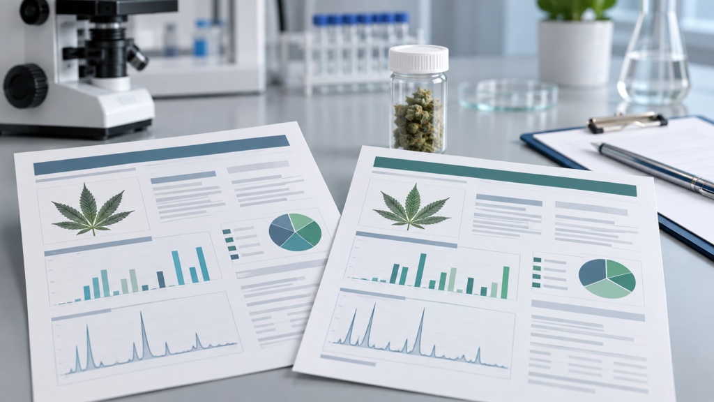 Cannabis COA retest and updated laboratory results guide
