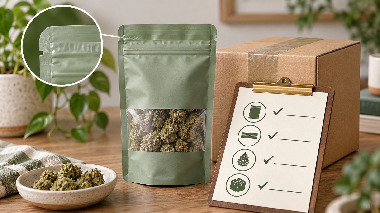 Hemp flower package seal integrity checklist