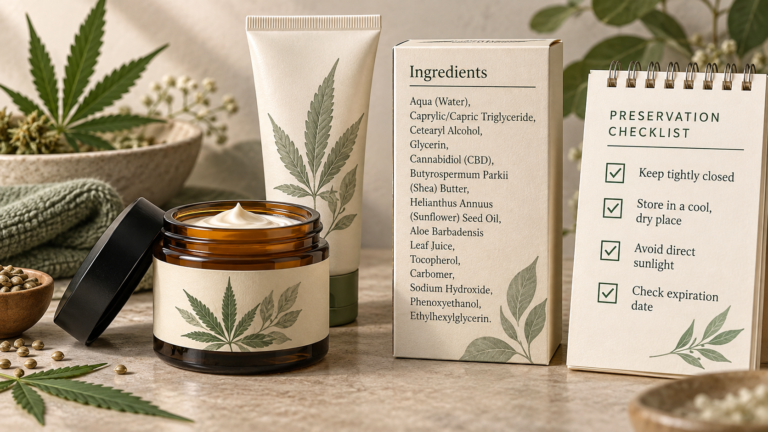 CBD topical preservatives and ingredient label guide