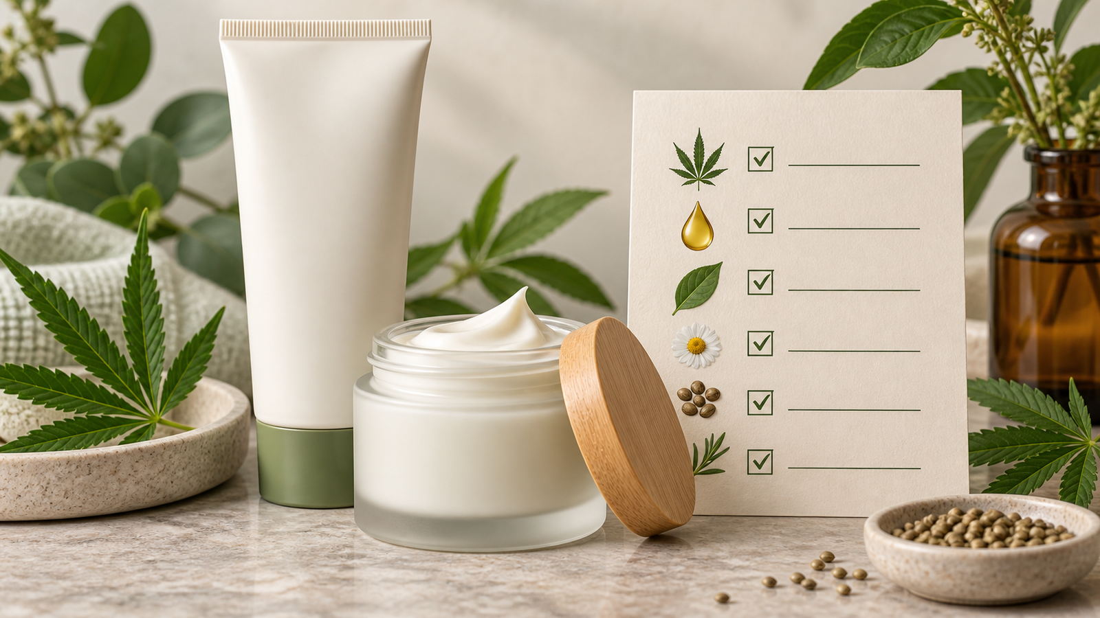 Fragrance-free CBD topical ingredient label guide