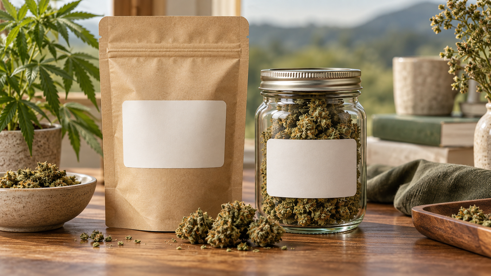 Hemp flower pouch versus jar package guide