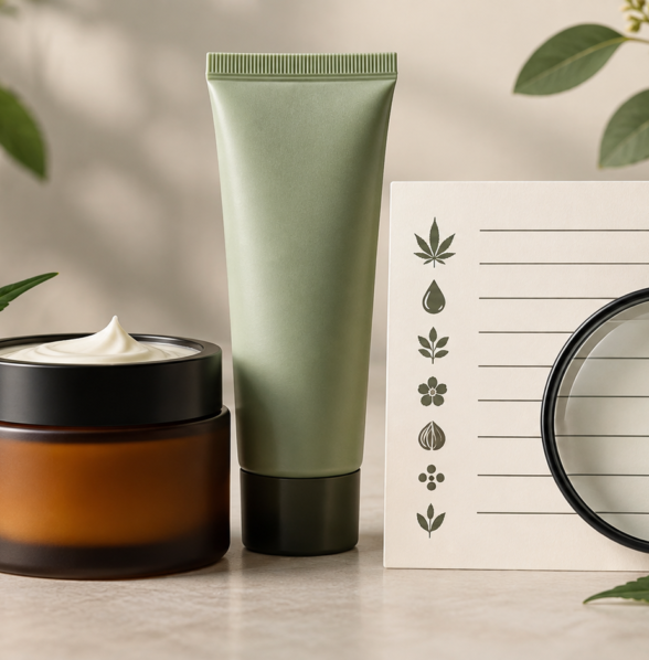 CBD topical ingredient order and label guide